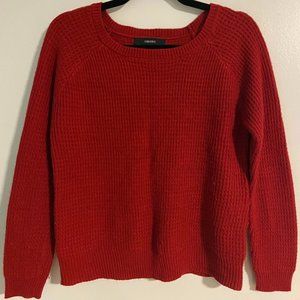 Red Knit Forever 21 Sweater (M)